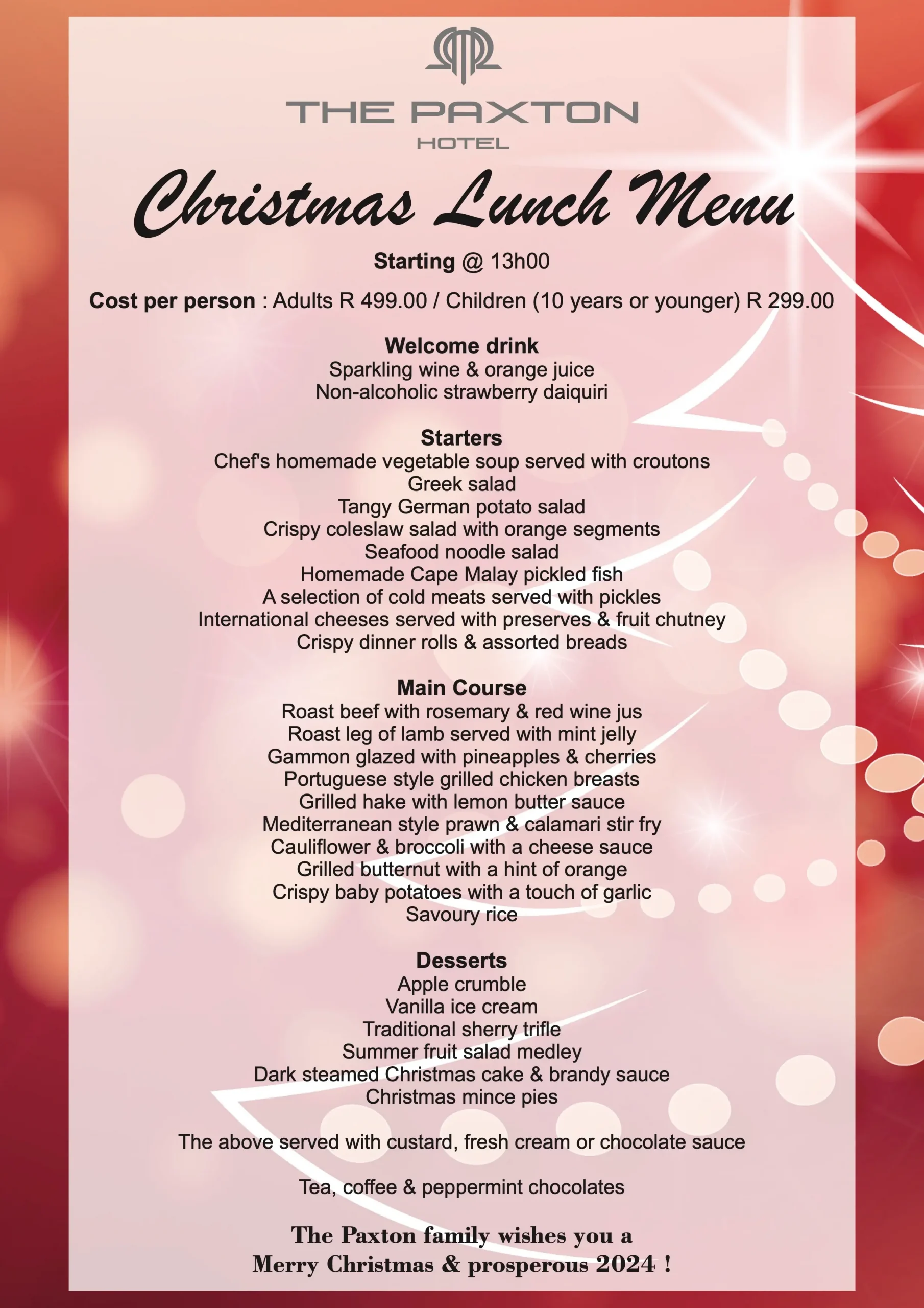 Christmas Lunch Menu 2023 final